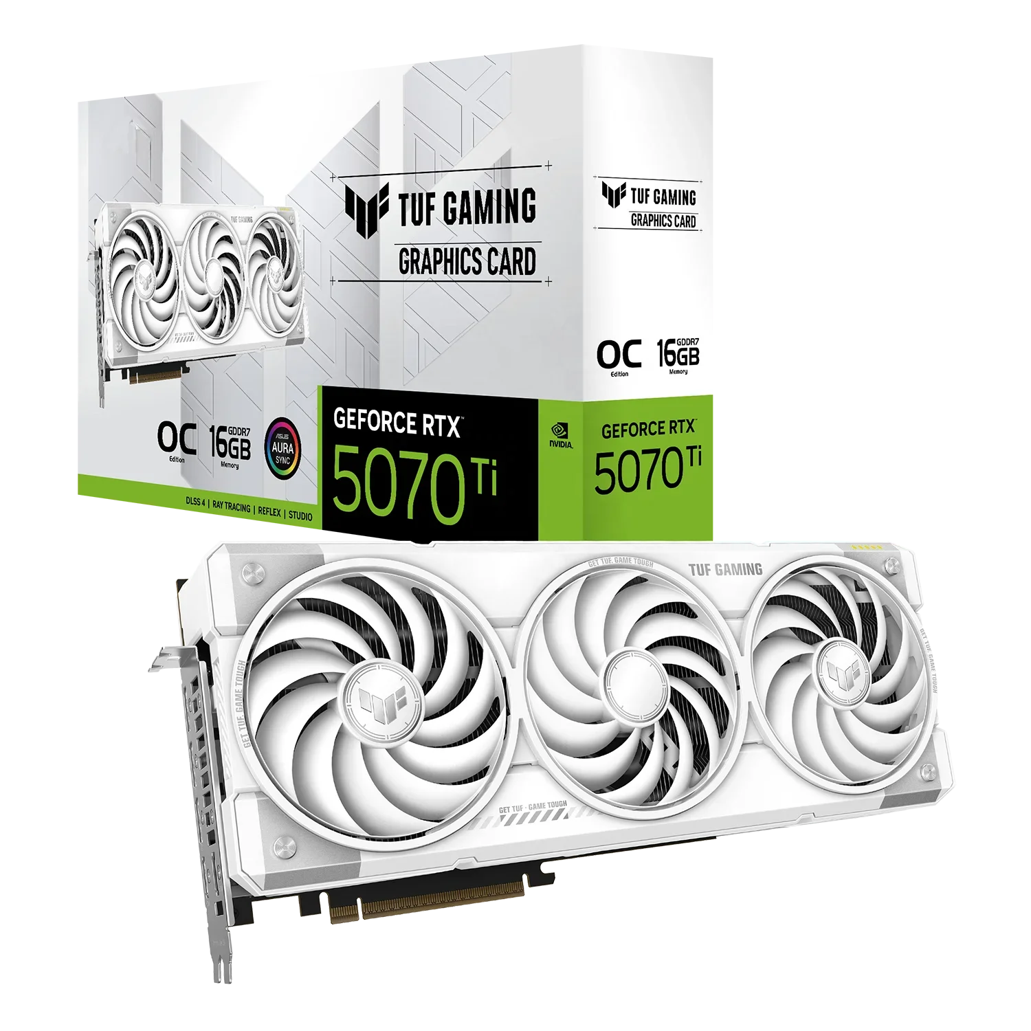 Triple Fan Gaming Graphics Card 16Gb - New TUF Gaming GeForce RTX 5070