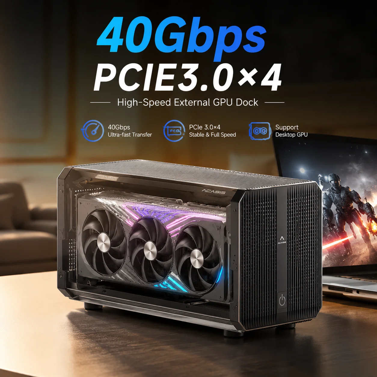 Acasis 40Gbps eGPU Enclosure w - Thunderbolt 4 External Gpu Enclosure review and price