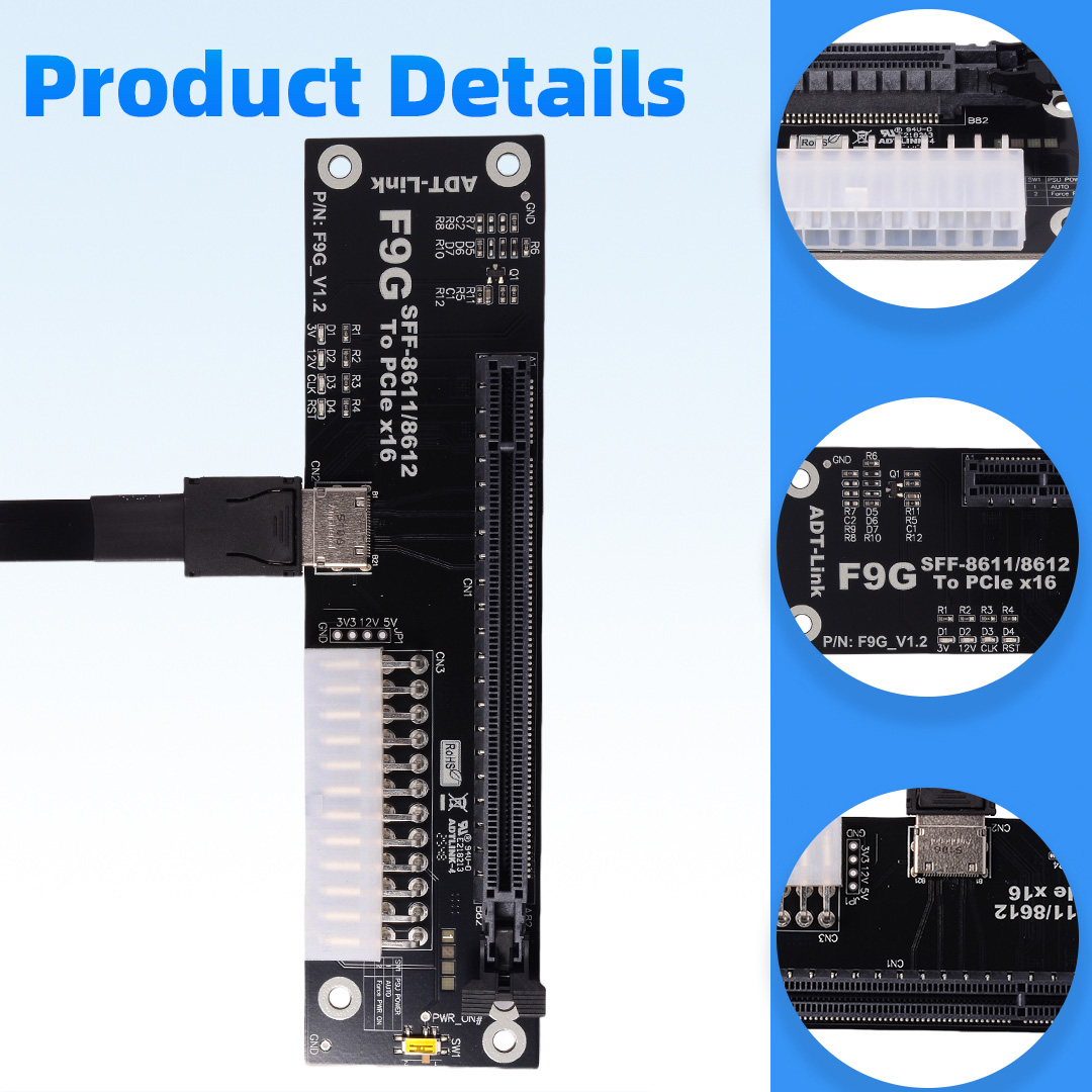 OCuLink SFF-8611 /8612 to PCIe - Oculink Egpu Dock Graphics Card review and price